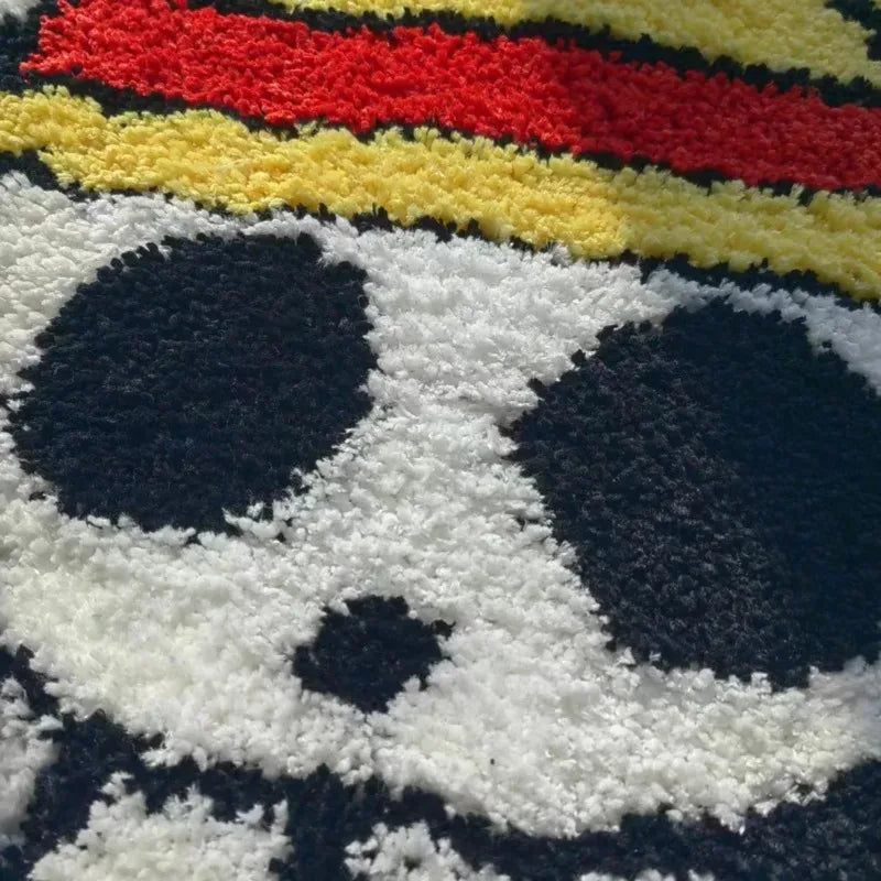 The Anime Luffy  Squad Skull Rug