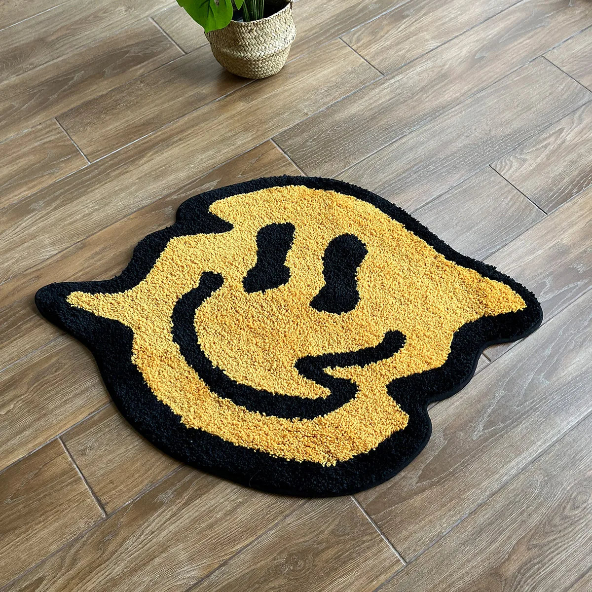 The Yellow Smiley Rug