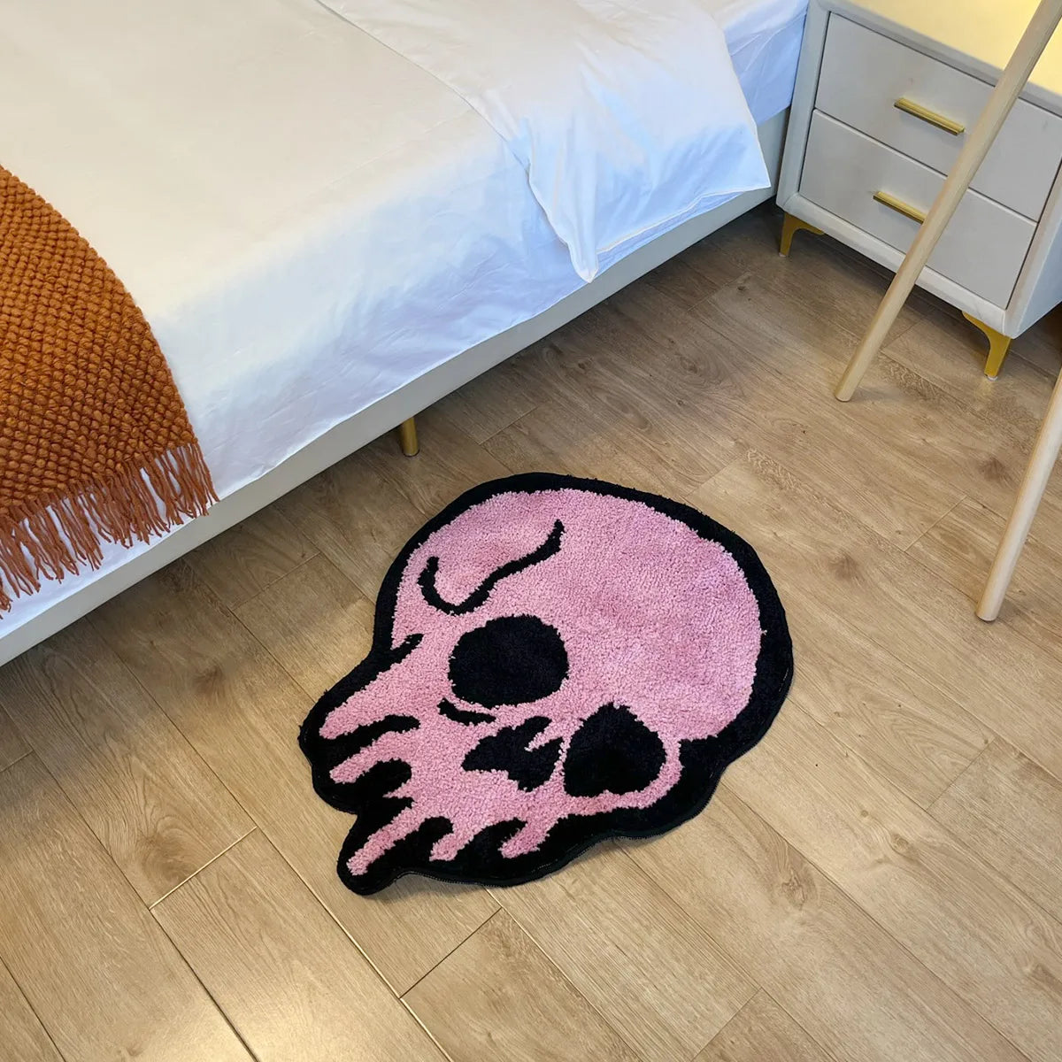 The Pink Skull Rug