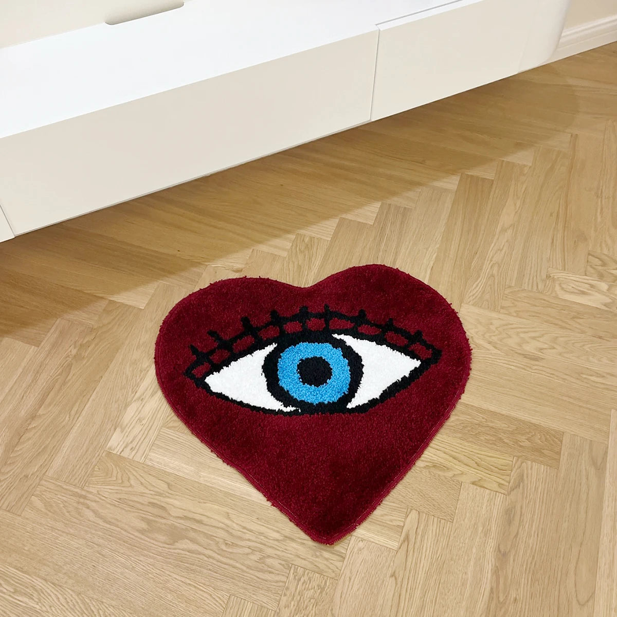 The Red Heart Rug