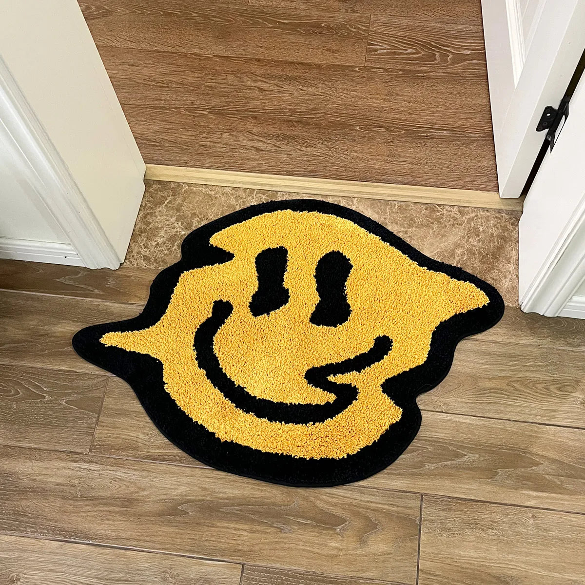 The Yellow Smiley Rug