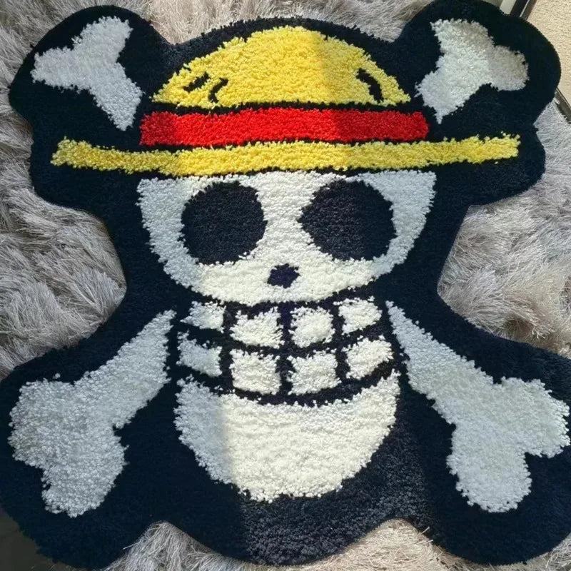 The Anime Luffy  Squad Skull Rug