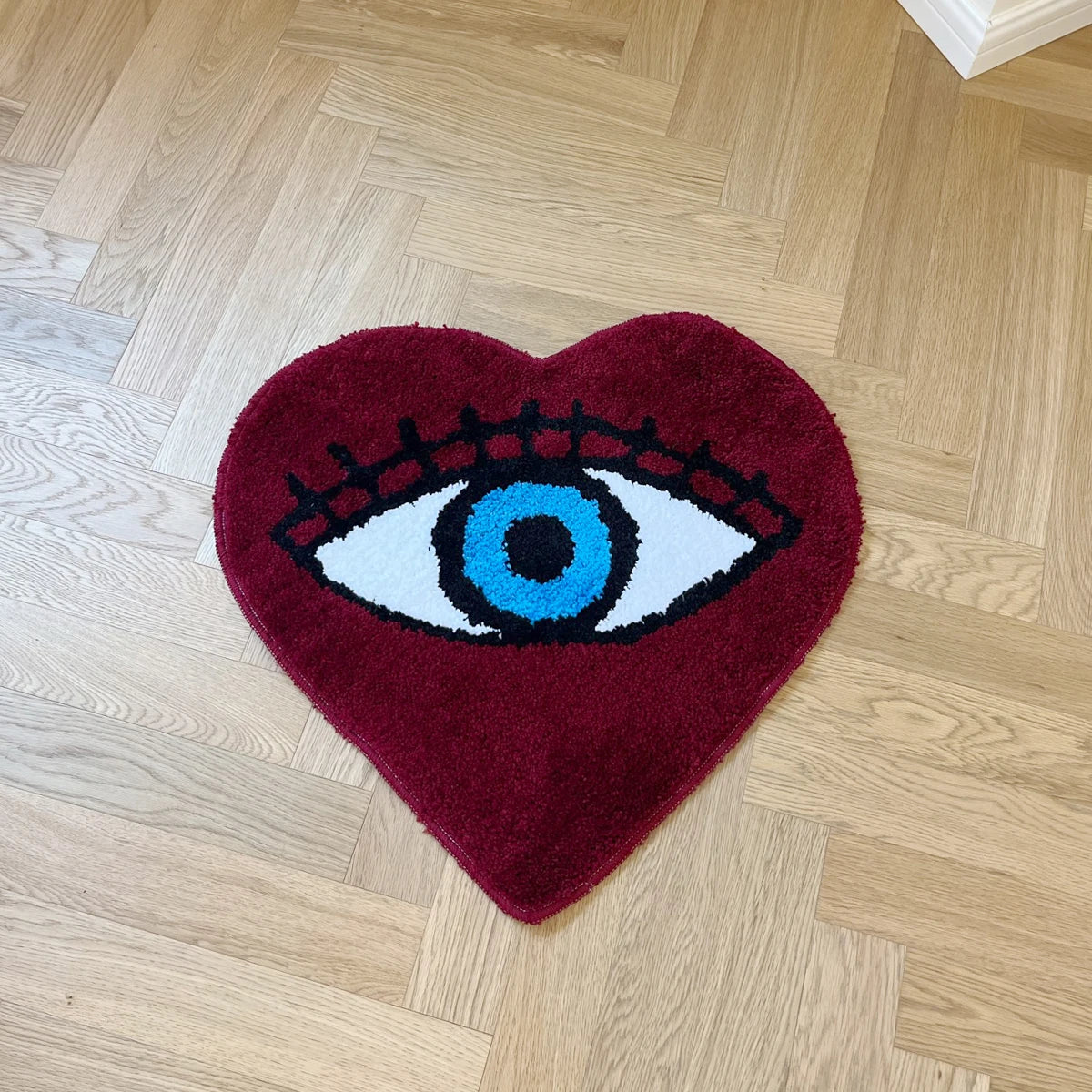 The Red Heart Rug