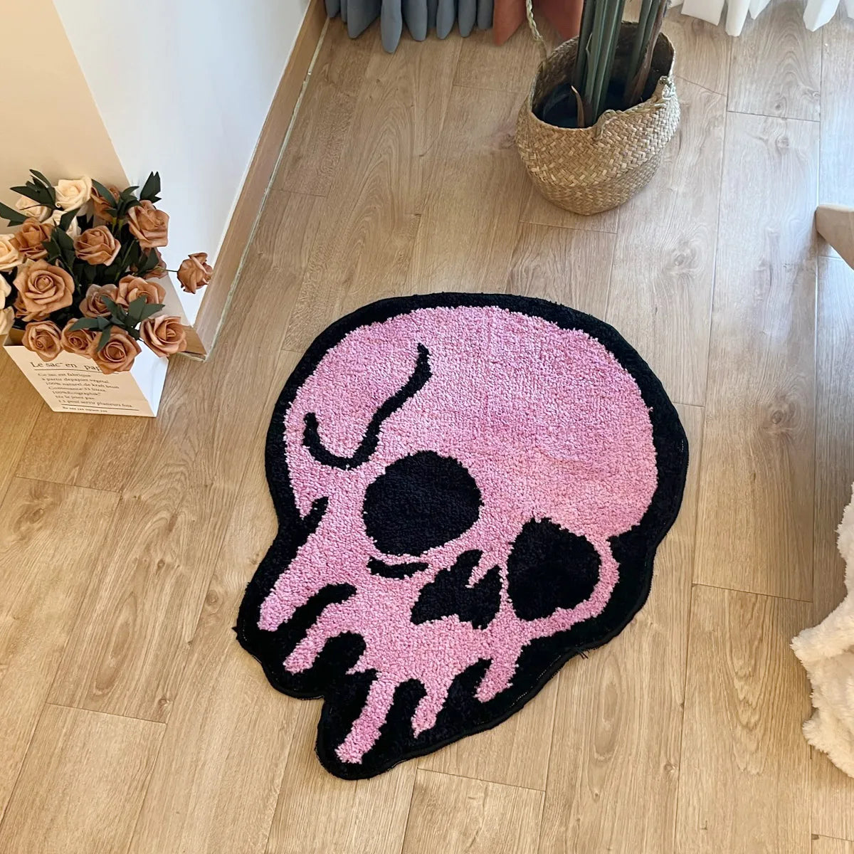 The Pink Skull Rug