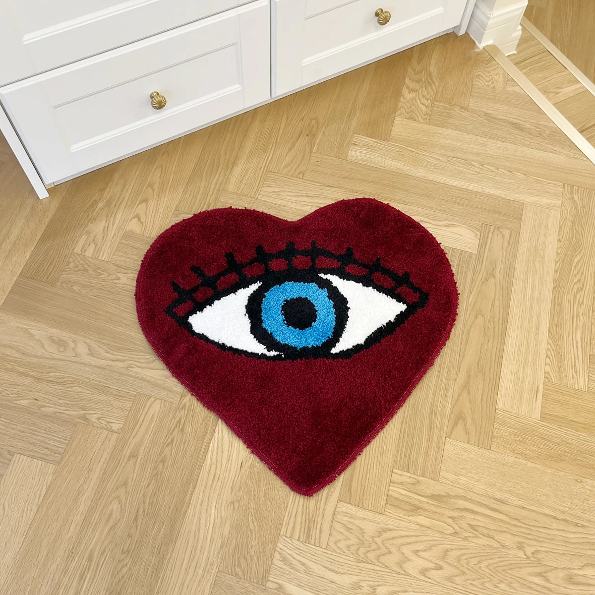 The Red Heart Rug