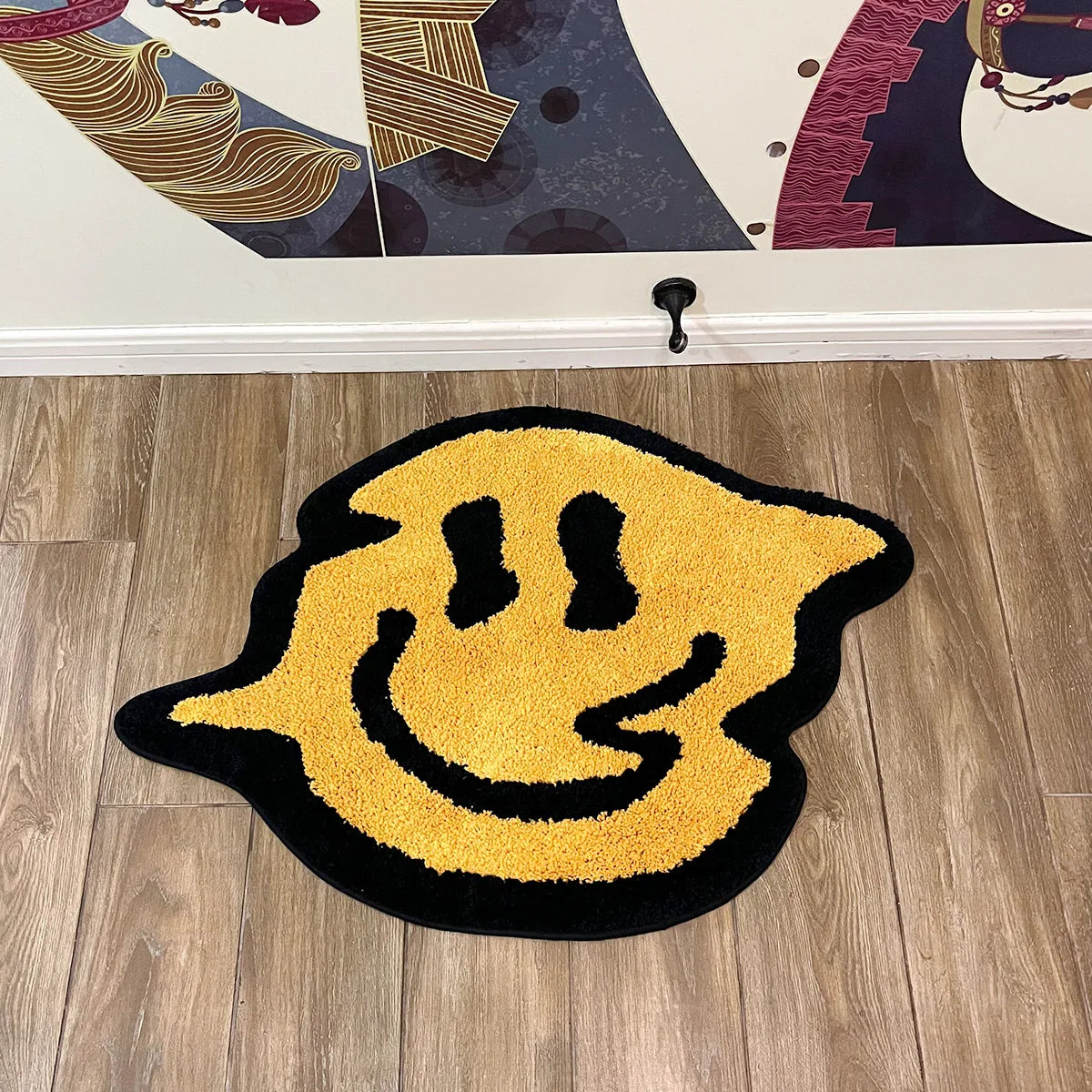 The Yellow Smiley Rug