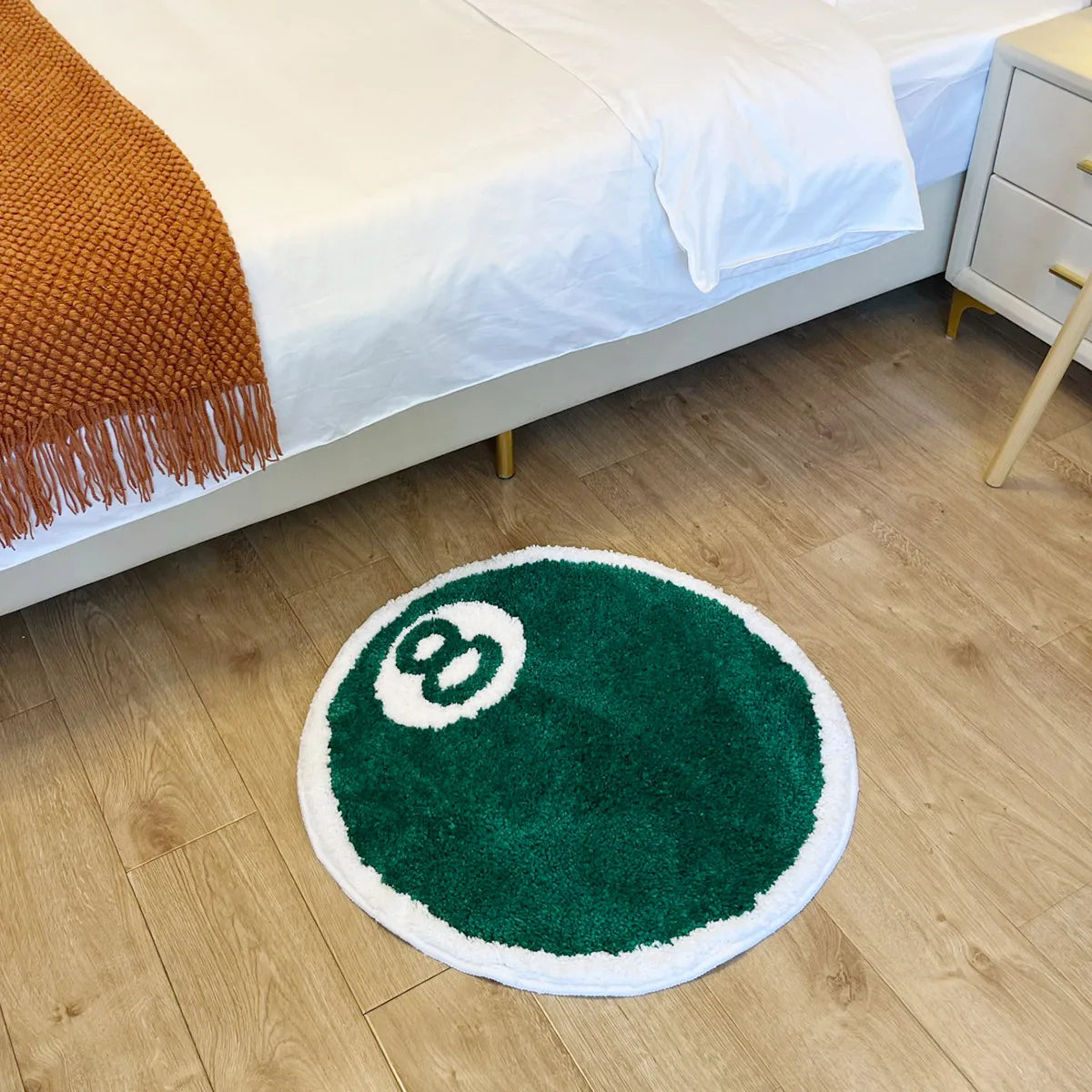 The Green 8 Ball Rug